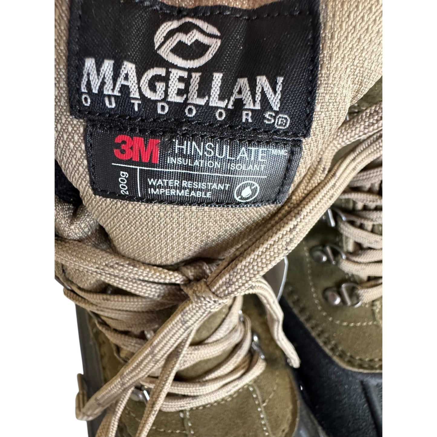 Magellan Outdoors Size 10 Winter Boots W/ 3M Thinsulate & Waterproof Shell