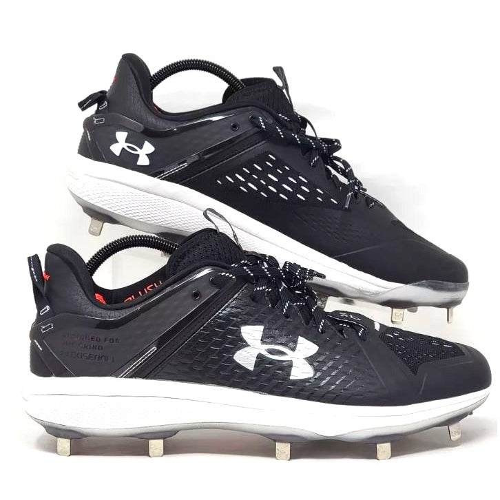 Under Armour Men's Yard Low MT Size 14 Baseball Cleats Black New