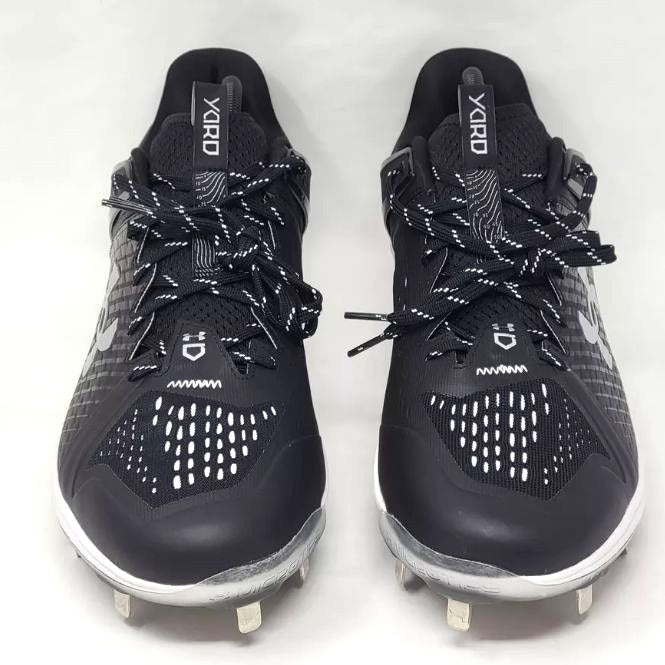 Under Armour Men's Yard Low MT Size 14 Baseball Cleats Black New