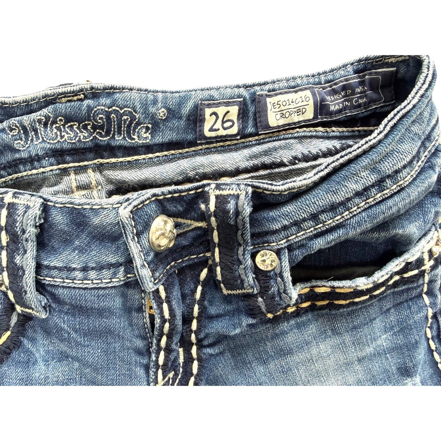 Miss Me Women’s SZ 26 Cropped Jeans