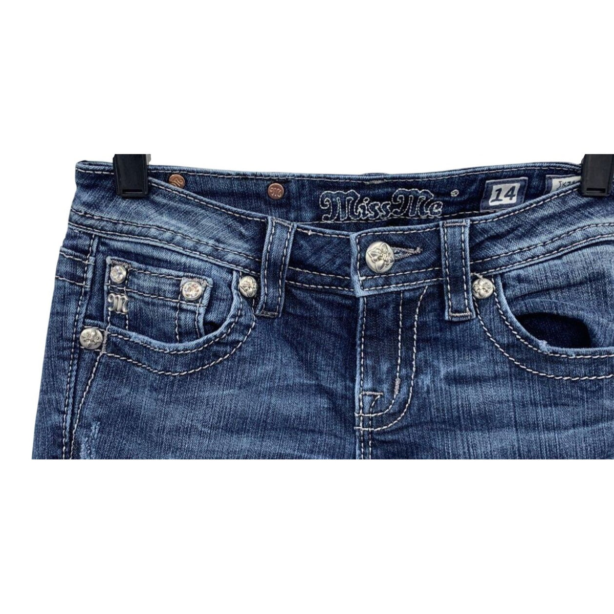 Miss Me Girls Size 14 Blue Bootcut Jeans