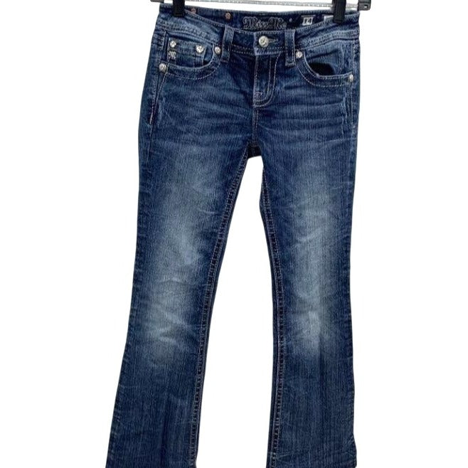 Miss Me Girls Size 14 Blue Bootcut Jeans