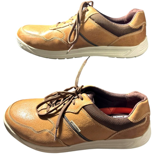Rockport Men's 9.5M Randle Tan Leather Casual Shoes NWB