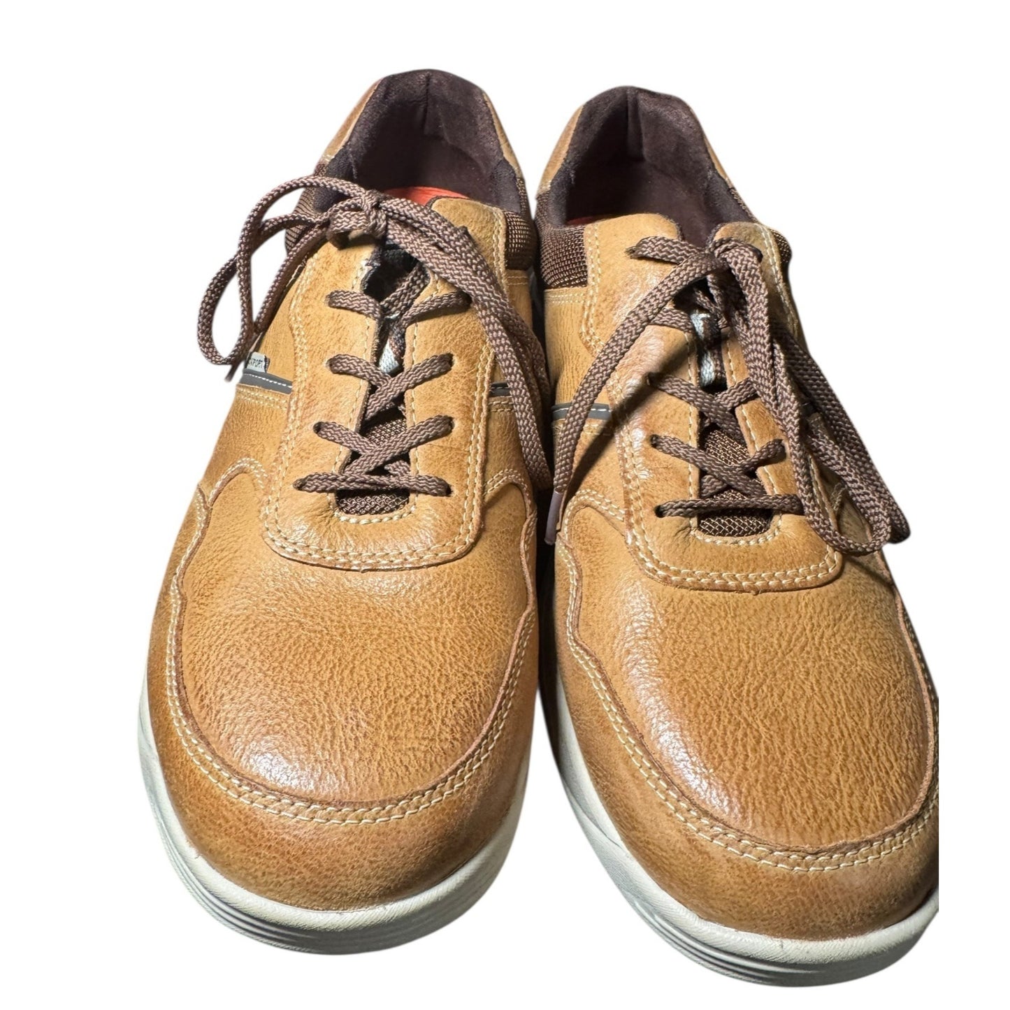 Rockport Men's 9.5M Randle Tan Leather Casual Shoes NWB