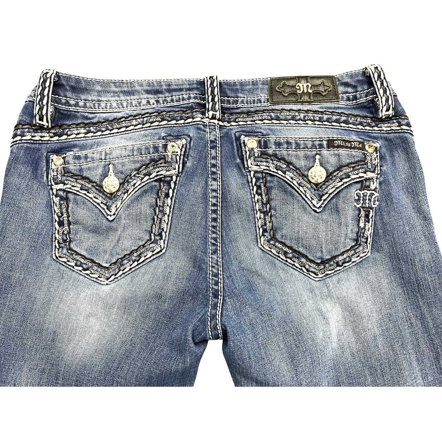 Miss Me Women's Mid-Rise Bootcut Jeans Size 30