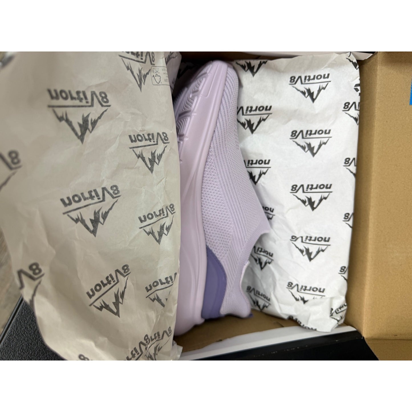 NortiV8 Women's Slip-On Sneakers Purple US 8.5 Lightweight Breathable Casual Mesh Shoes NWB