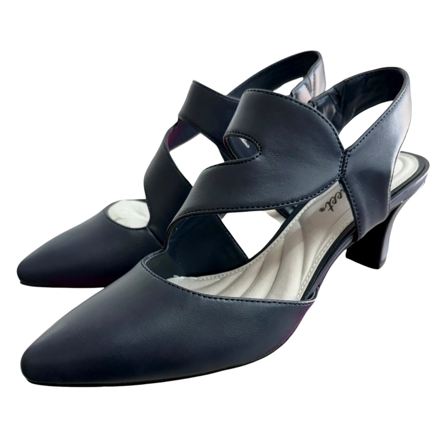 Easy Street Women's Navy Venue Pumps Size 8M