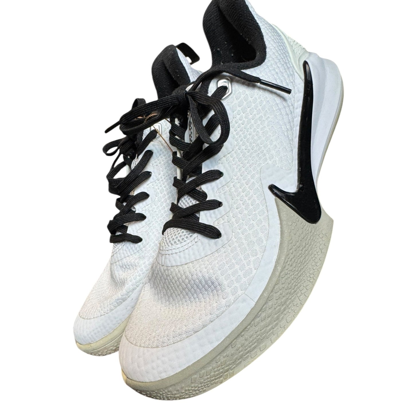 Nike Kobe Mamba Fury White/Black Basketball Shoes Women's Size 7 Lightweight Performance