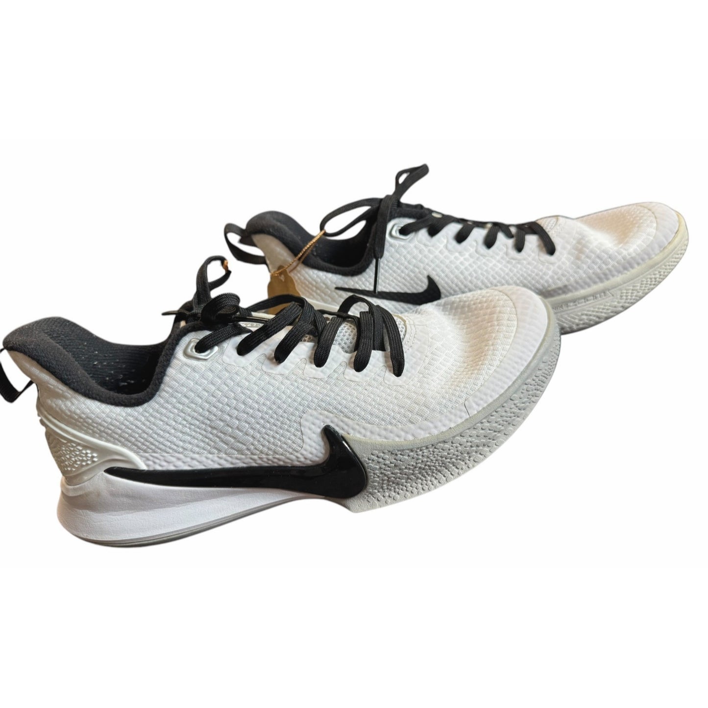 Nike Kobe Mamba Fury White/Black Basketball Shoes Women's Size 7 Lightweight Performance