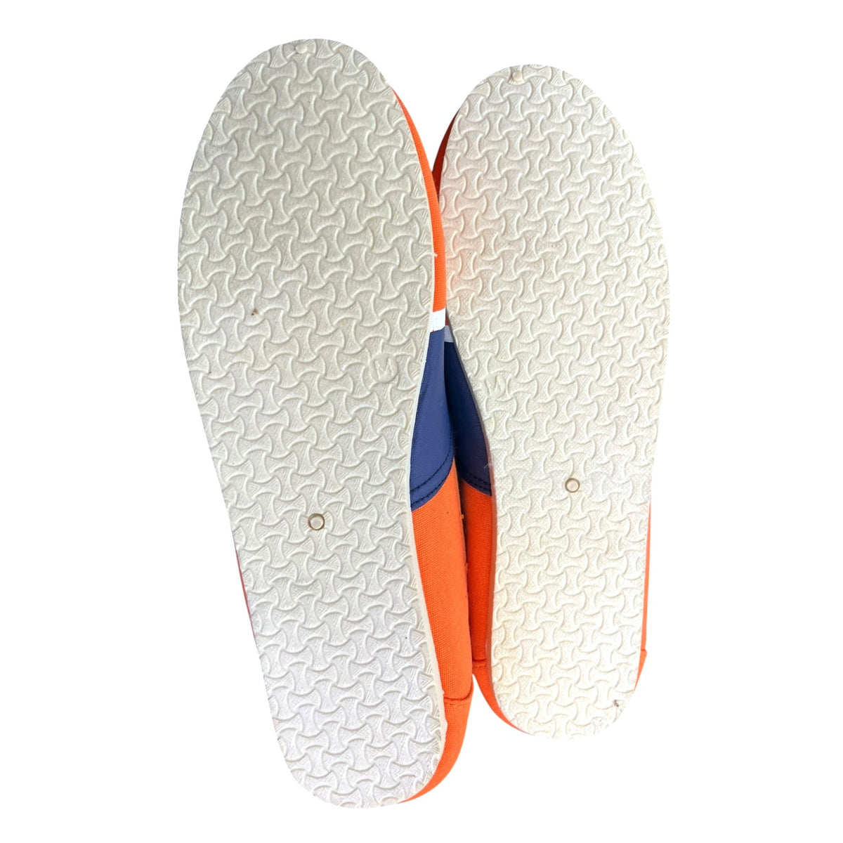 Denver Broncos Canvas Slip-On Shoes Men's Size M Official NFL Licensed