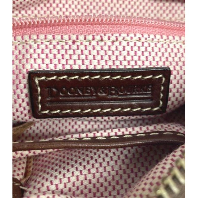 Dooney & Bourke Monogram Brown Crossbody Bag With Adjustable Strap