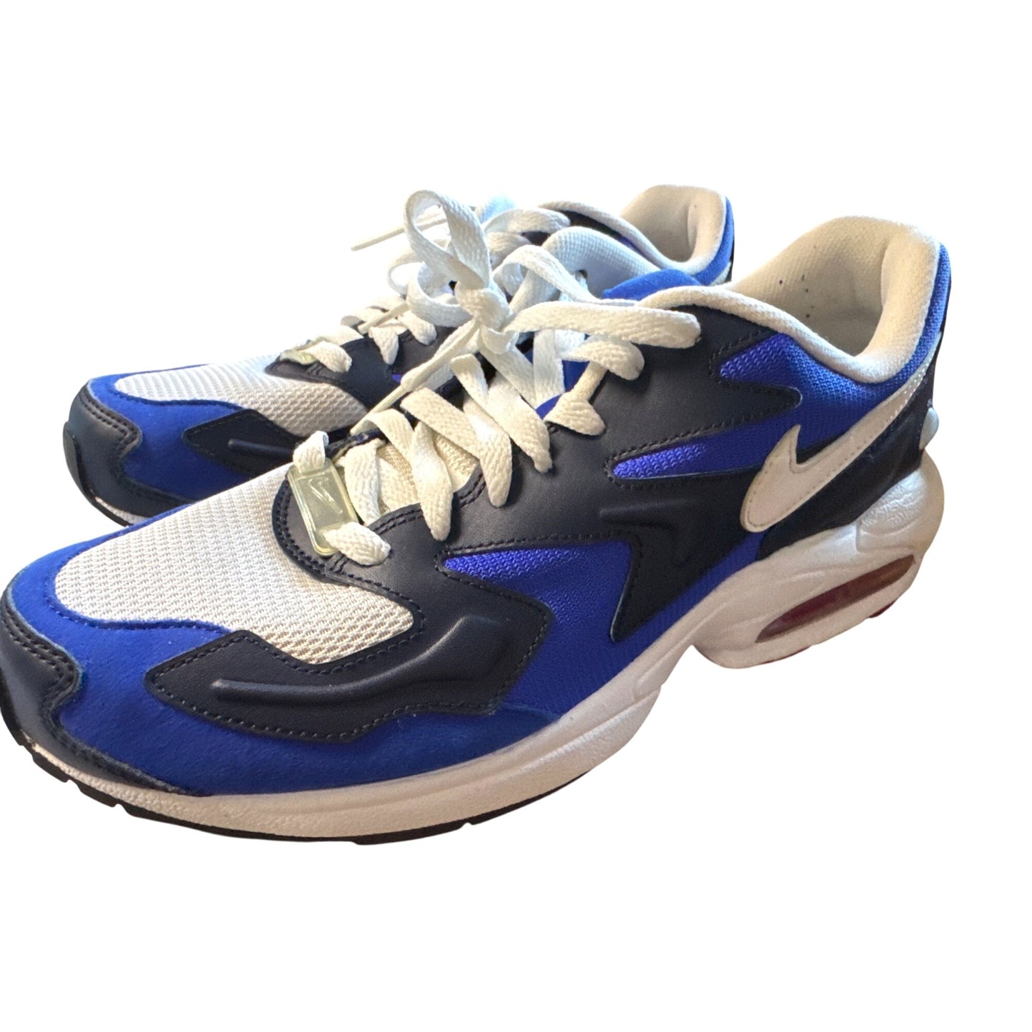 Nike Air Max 2 Light Sneakers White/Blue/Black Men’s size 9