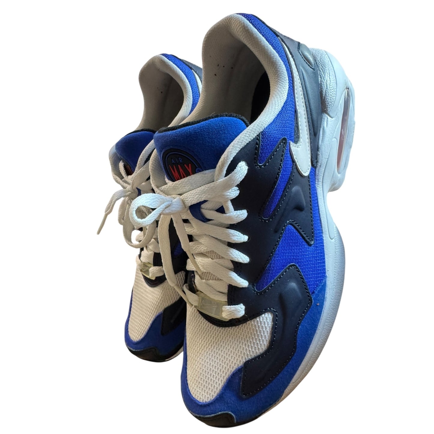 Nike Air Max 2 Light Sneakers White/Blue/Black Men’s size 9