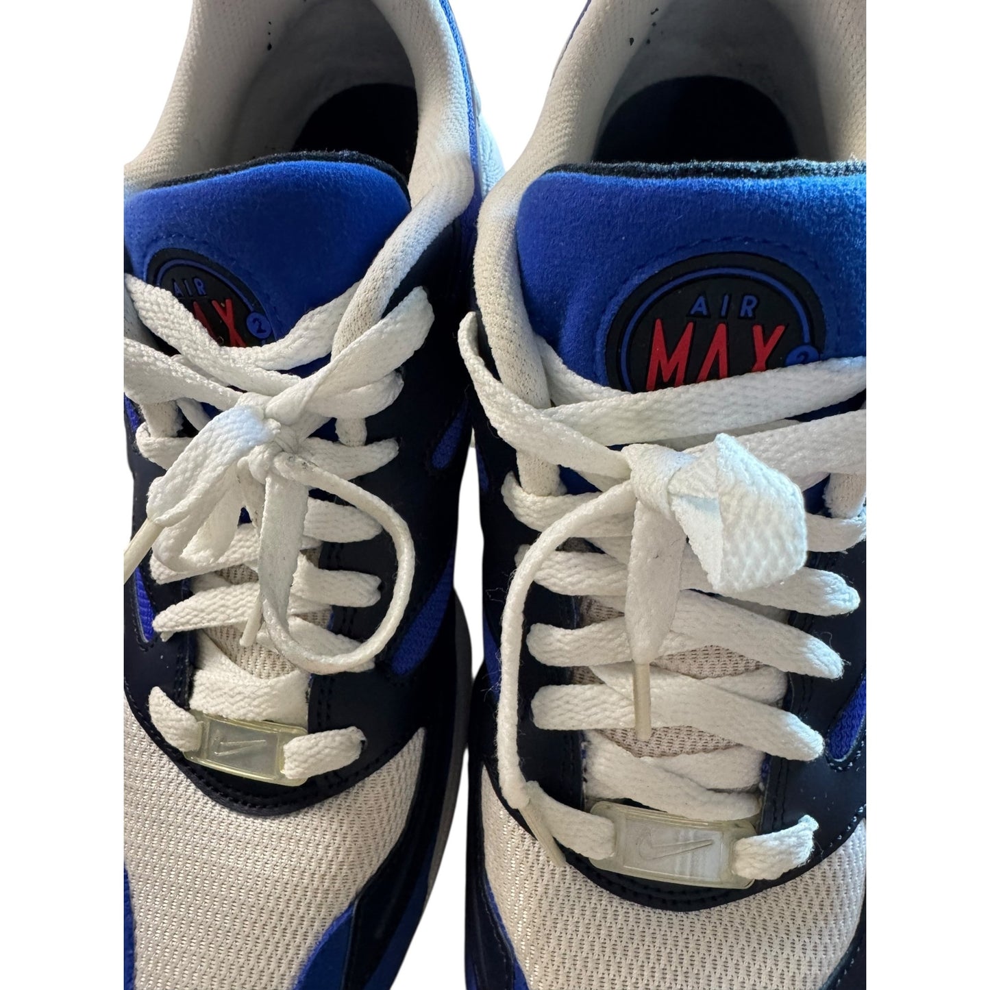 Nike Air Max 2 Light Sneakers White/Blue/Black Men’s size 9