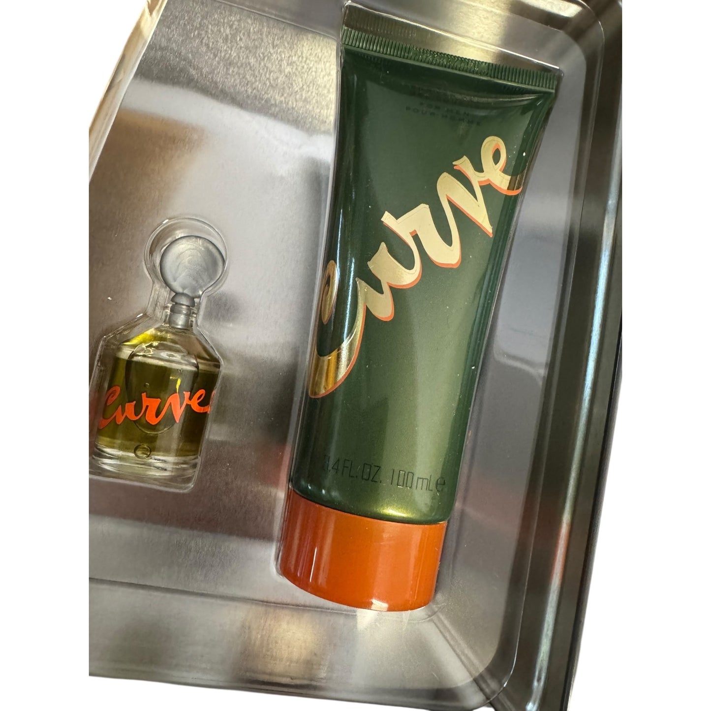 Curve Men's 4-Piece Fragrance Gift Set NEW