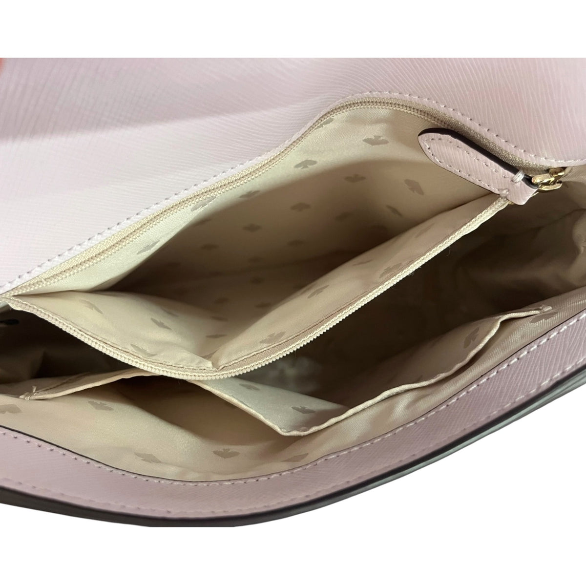 Lavender Kate Spade Staci Saffiano Leather Shoulder Bag