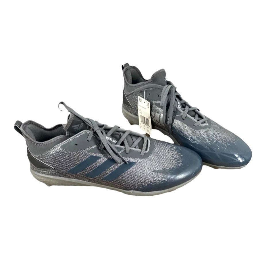 Adidas Adizero Afterburner Metal Baseball Cleats Gray Mens Sz 10.5 NWB NWT