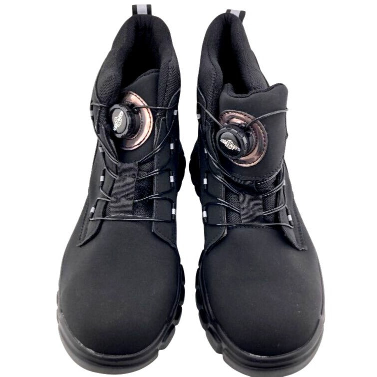 Safetrek Black Work Boots Size CN46 (US 11.5/12) NWB