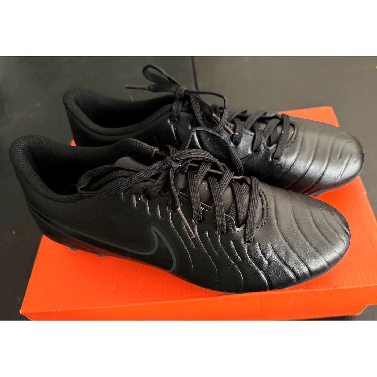 Nike Tiempo Legend 9 Academy FG Soccer Cleats Black US 6.5 Mens Women's 8 NWB