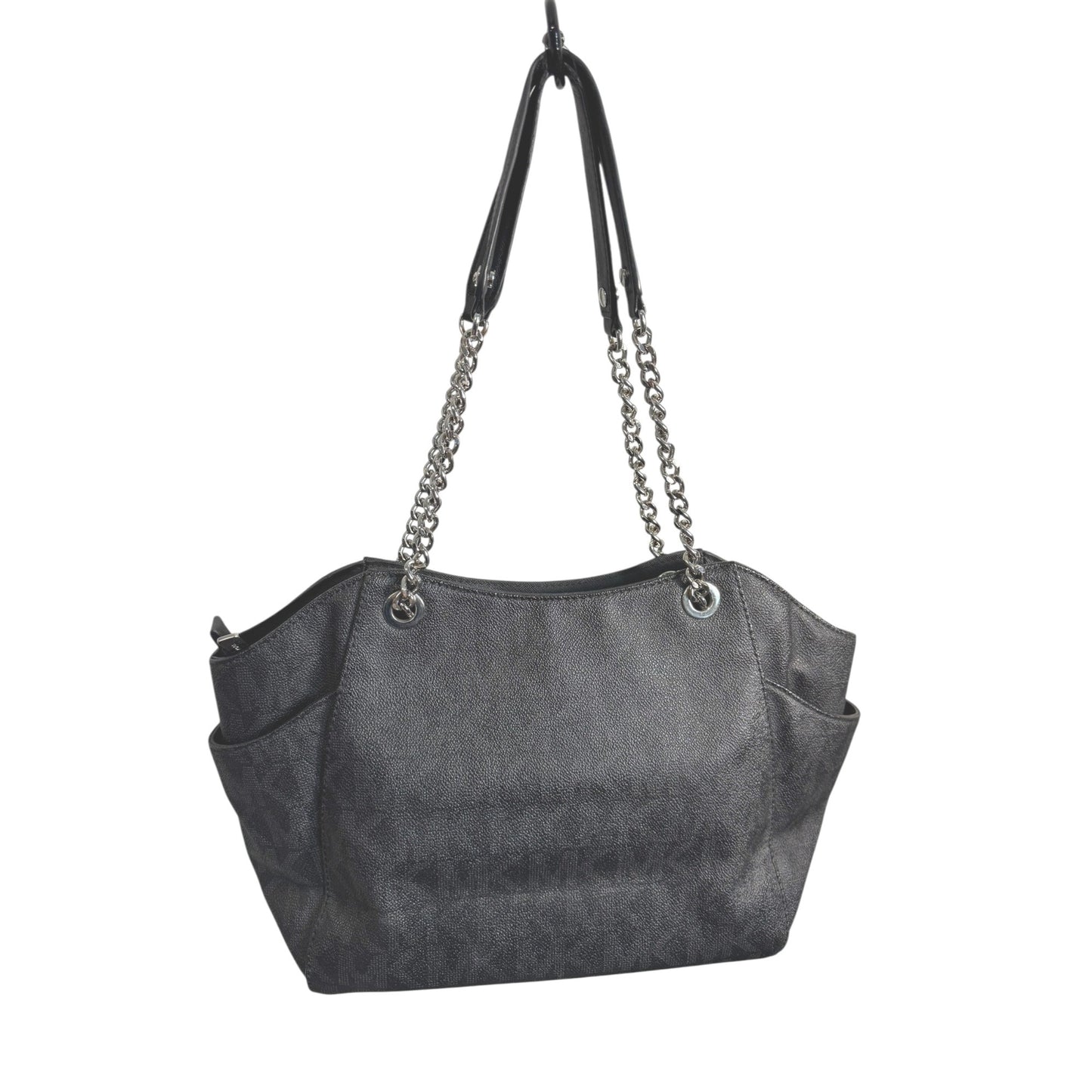 Michael Kors Black Leather Tote Bag