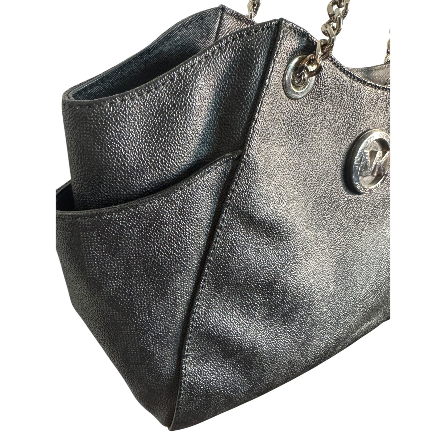 Michael Kors Black Leather Tote Bag