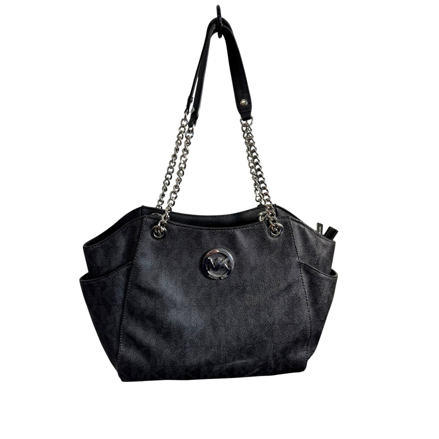 Michael Kors Black Leather Tote Bag