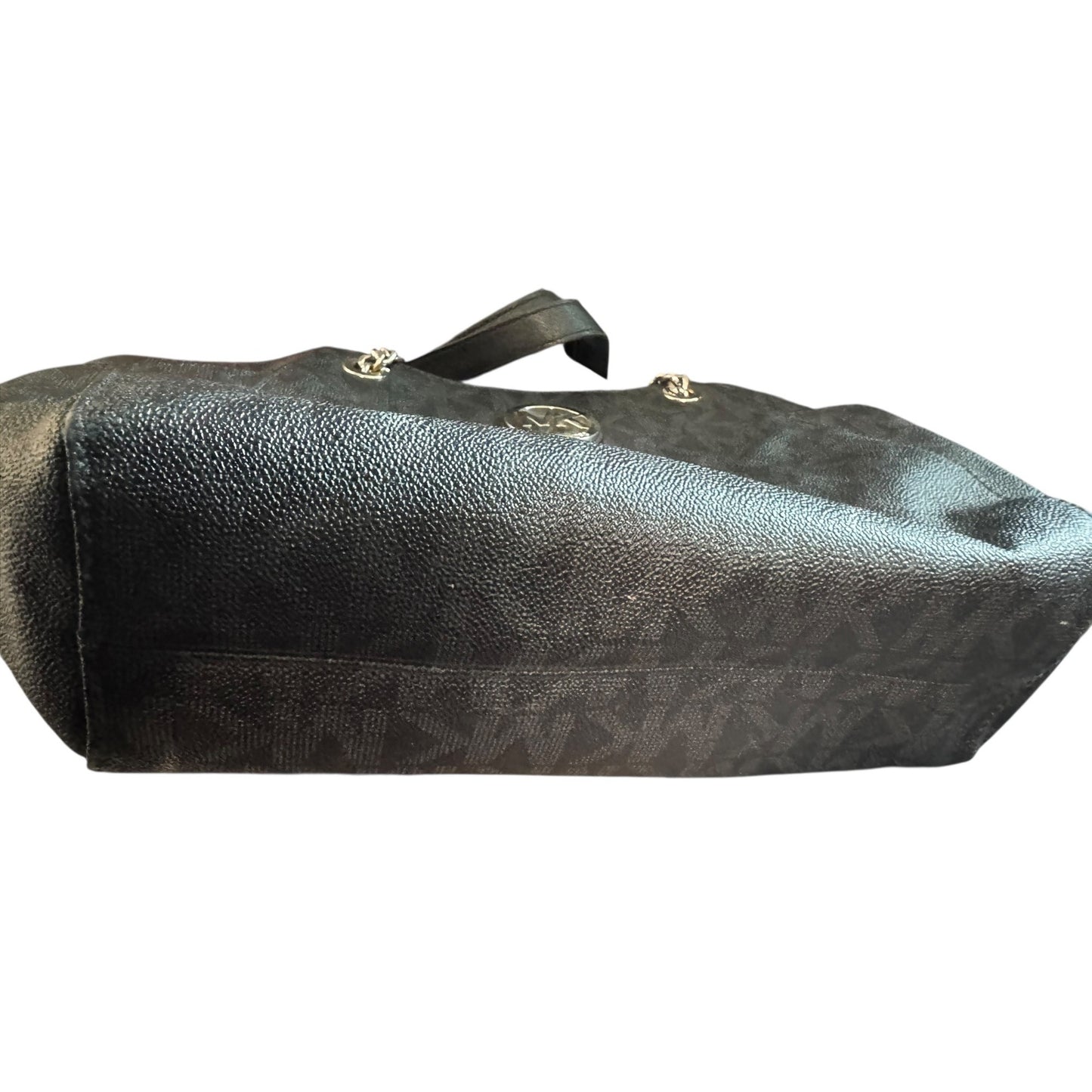 Michael Kors Black Leather Tote Bag