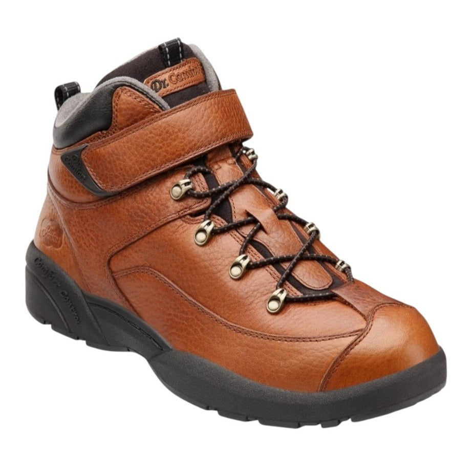 Dr. Comfort Men's 13W Brown Leather Hiking Boots NWOB