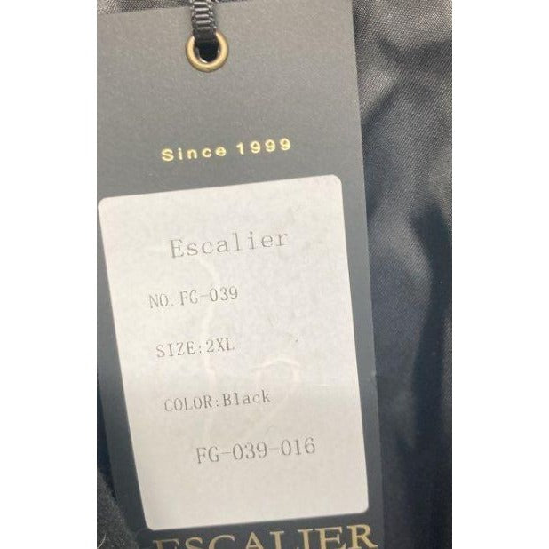 Escalier Women's Black Coat - Size 2X