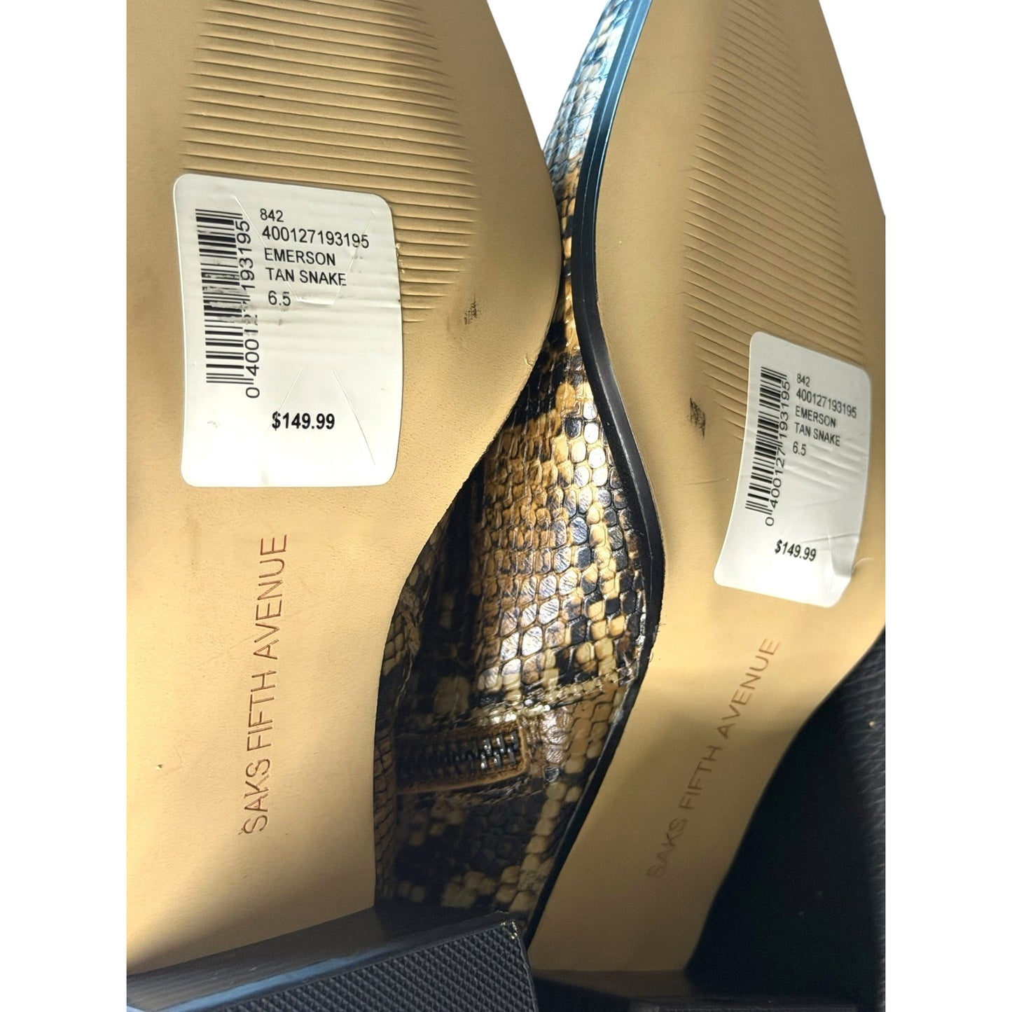 Saks Fifth Ave Emerson Ankle Boots Women's Size 6.5M MSRP 149.99