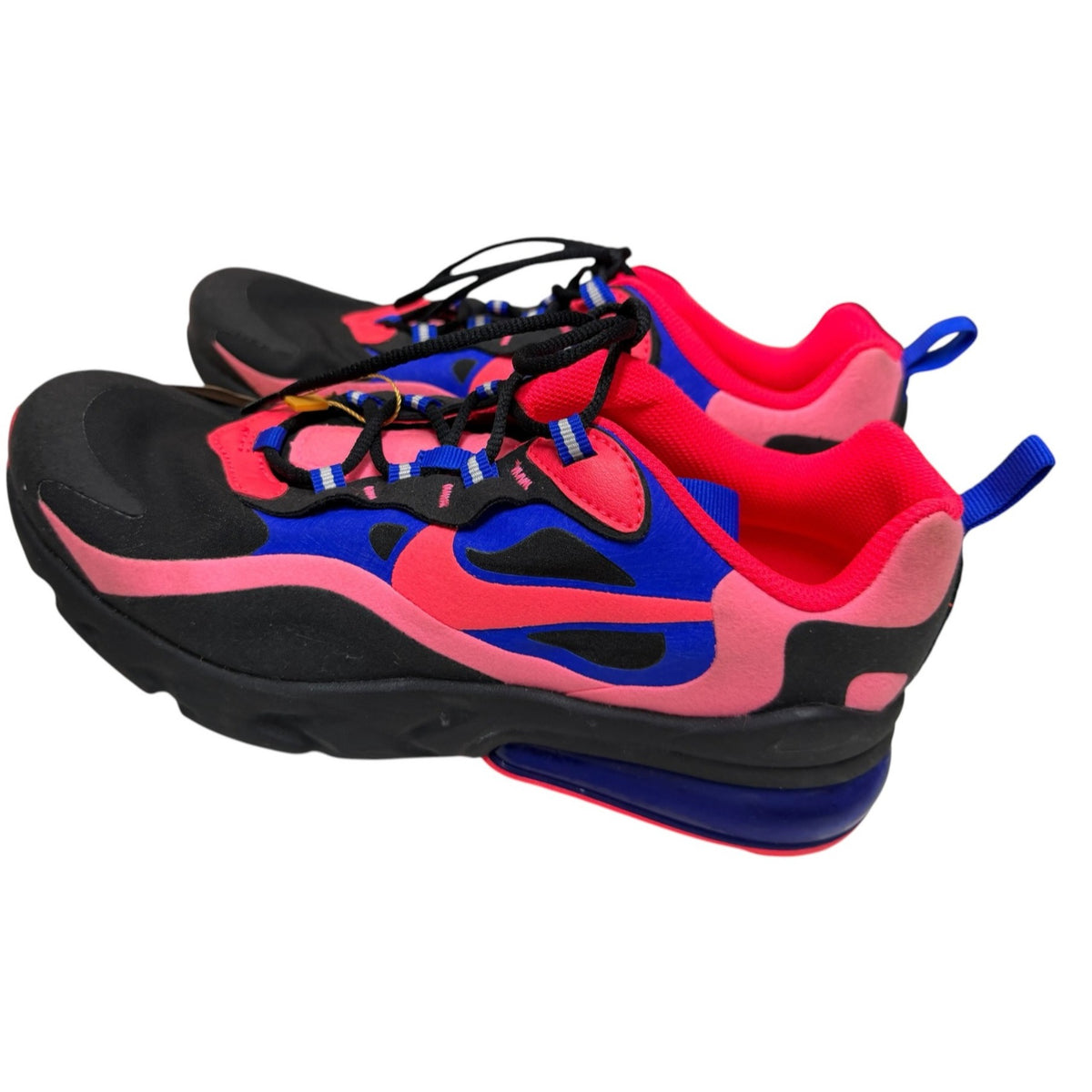 Nike Air Max 270 React Youth Sneakers Flash Crimson Racer Colorway SZ 6Y