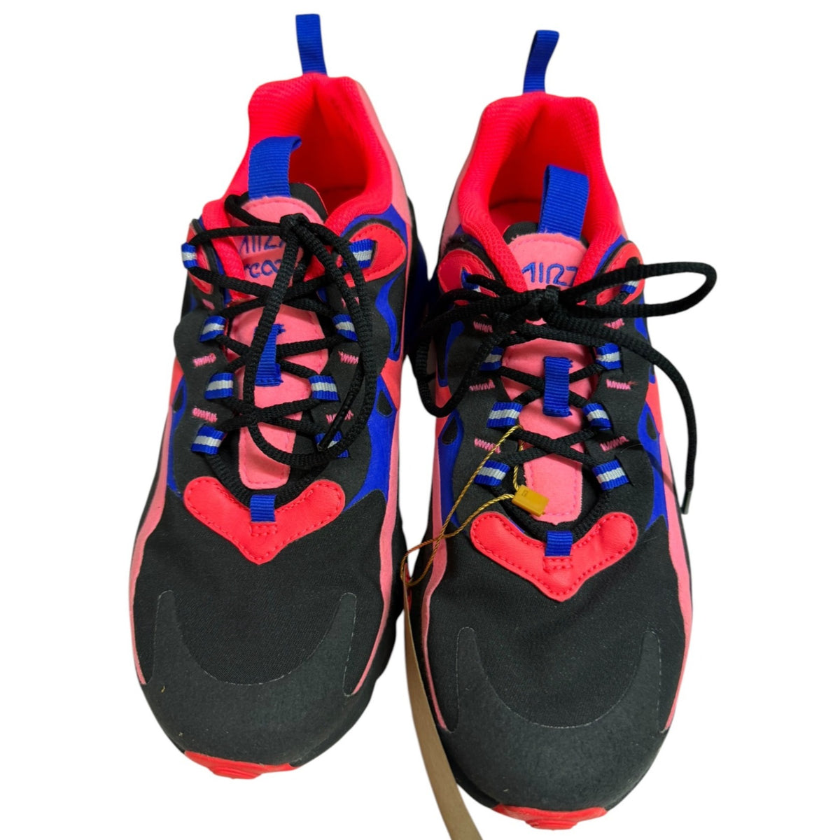 Nike Air Max 270 React Youth Sneakers Flash Crimson Racer Colorway SZ 6Y