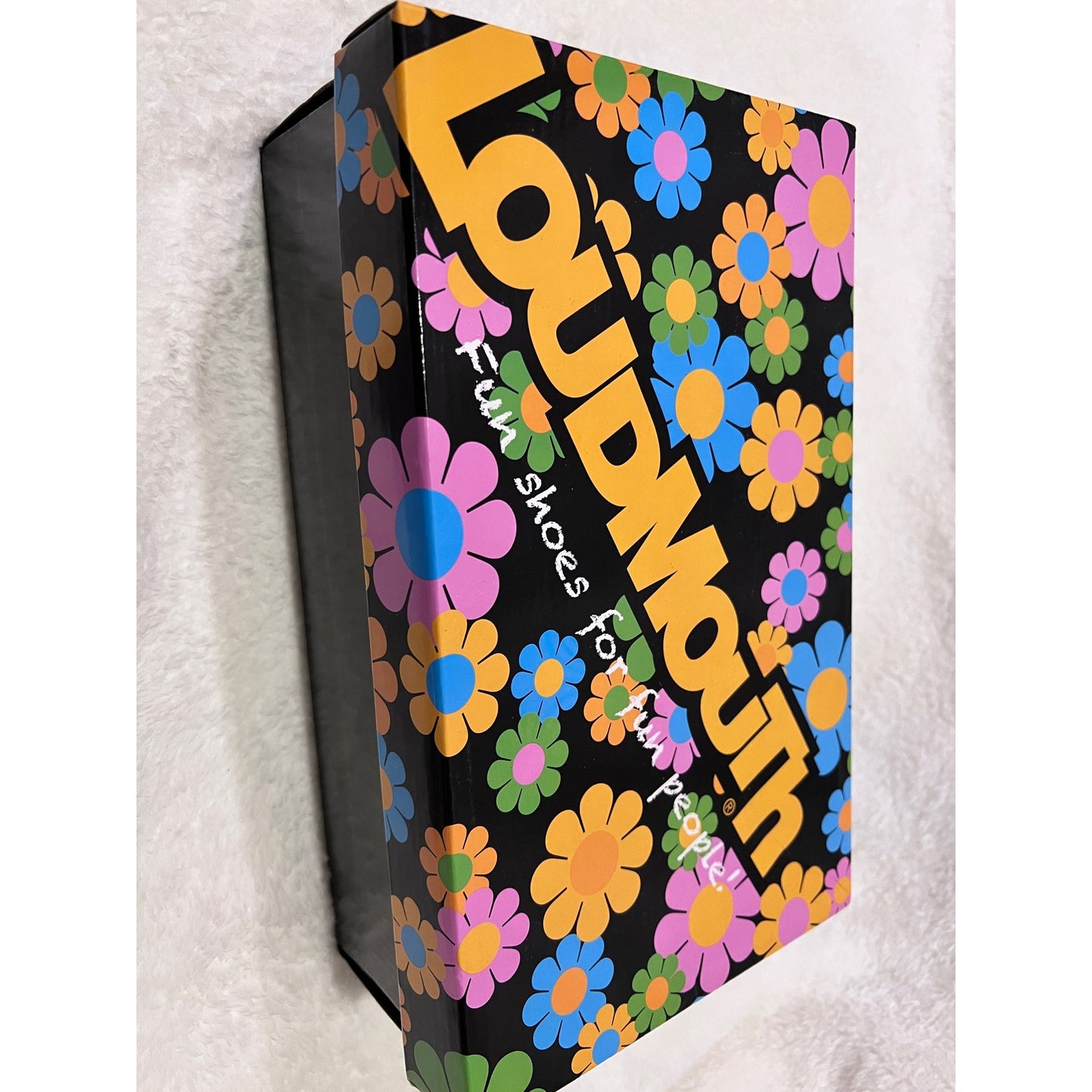 Loudmouth Womens San Borabora Slip-On Shoes Size 6 With Tropical Print & Original Box