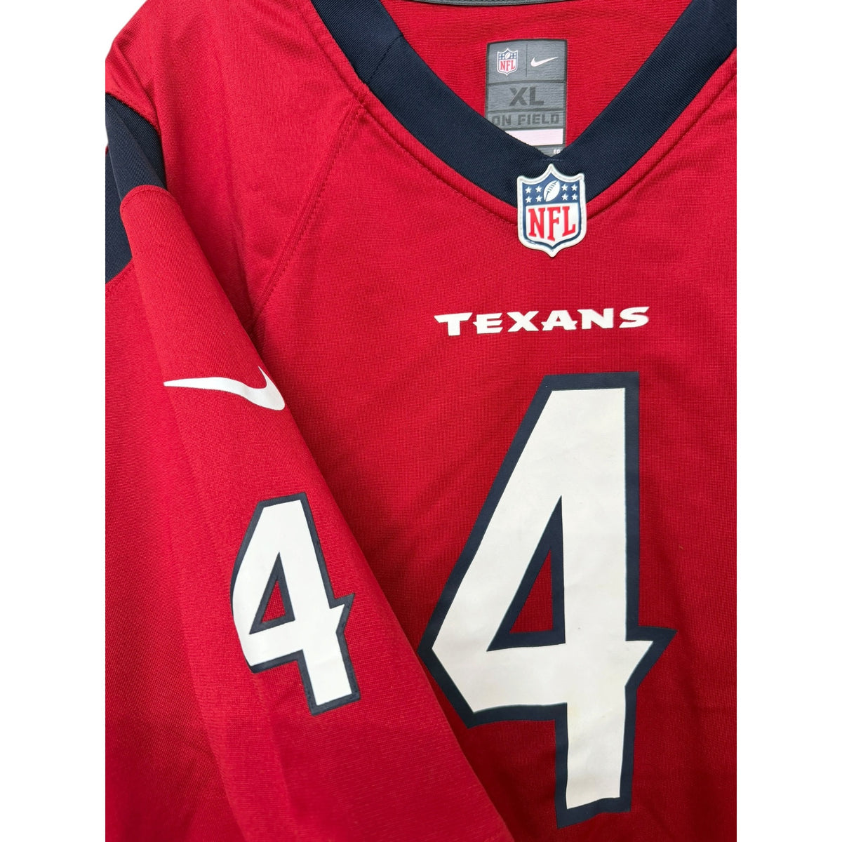Nike Houston Texans Deshaun Watson #4 XL On Field Jersey
