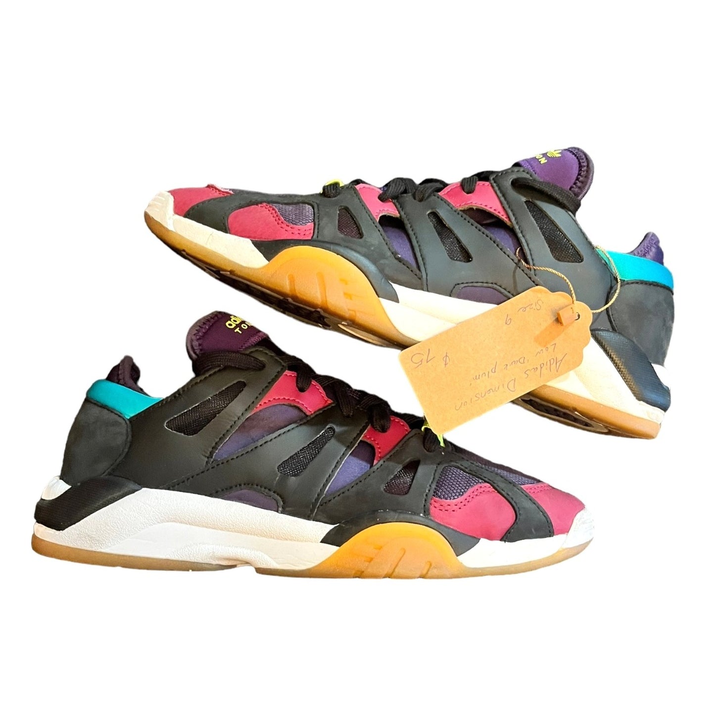 Adidas Dimension Low Dare Men's Plum Sneakers Size 9