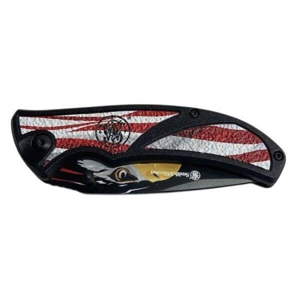 Smith & Wesson Americas Heroes Folding Knife W/ Tin Box