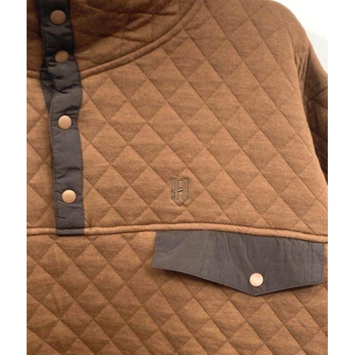 Heybo Outdoors Hermitage Quarter-Snap Quilted Pullover SZ XXL NWT