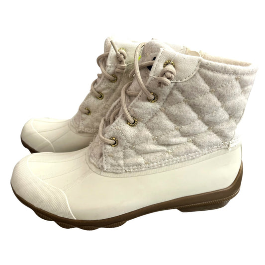 Sperry Women's Quilted Bone Boots Size 8