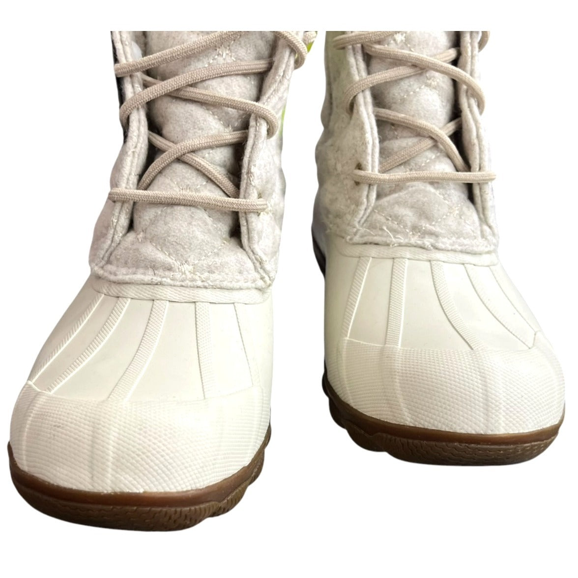 Sperry Women's Quilted Bone Boots Size 8