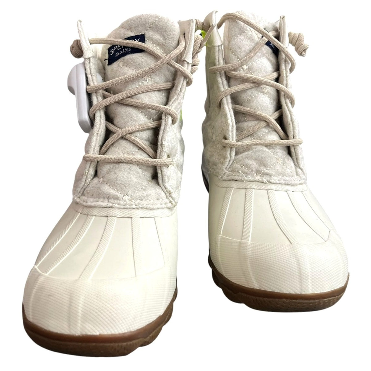 Sperry Women's Quilted Bone Boots Size 8