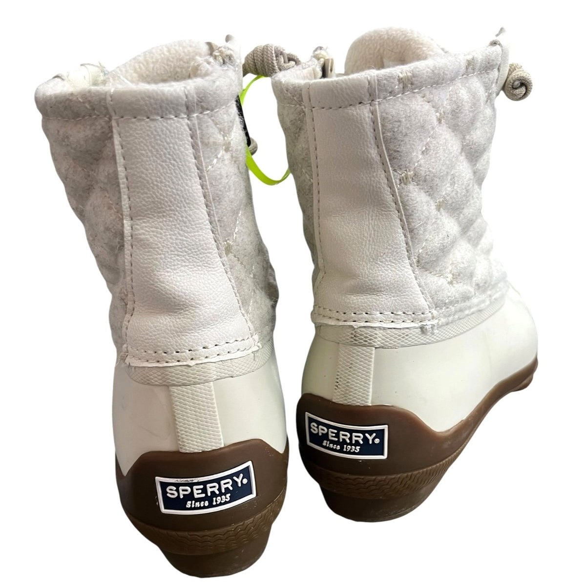 Sperry Women's Quilted Bone Boots Size 8