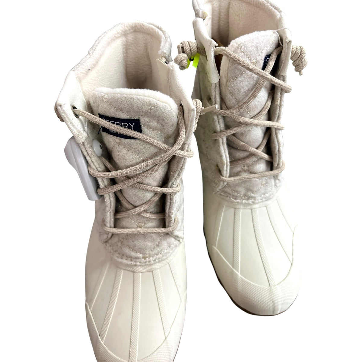 Sperry Women's Quilted Bone Boots Size 8