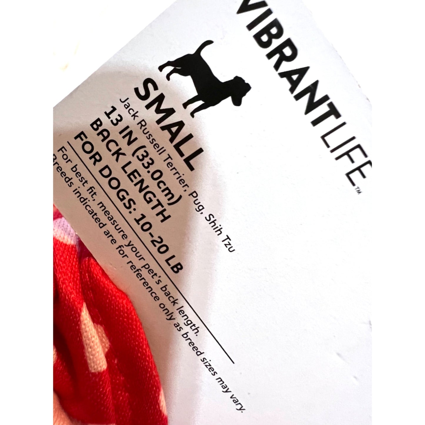 Vibrant Life Valentine Pet Hoodie Small
