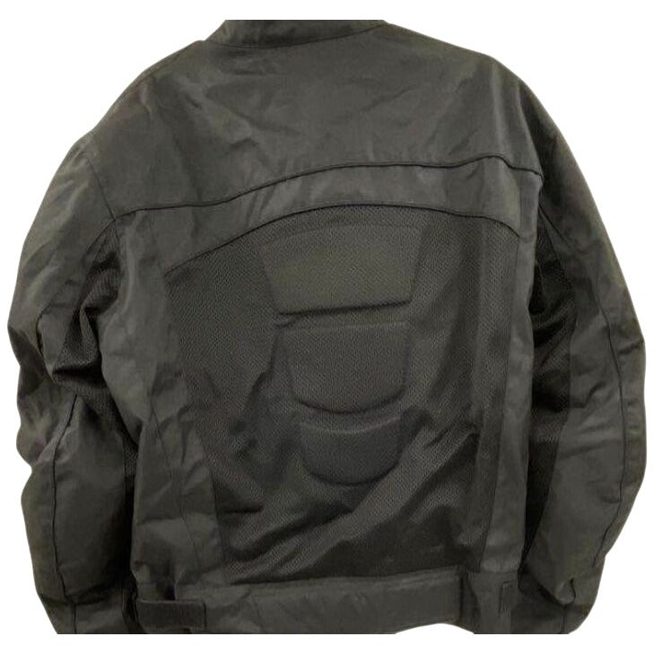 Element Motorcycle Riding Jacket 2XL Black Mesh & Textile Protective Gear For Men