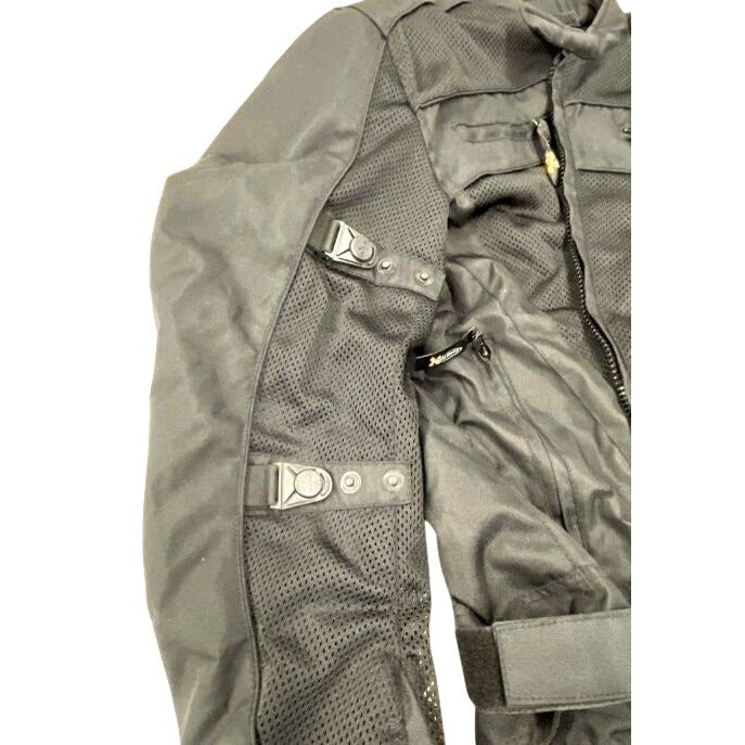 Element Motorcycle Riding Jacket 2XL Black Mesh & Textile Protective Gear For Men
