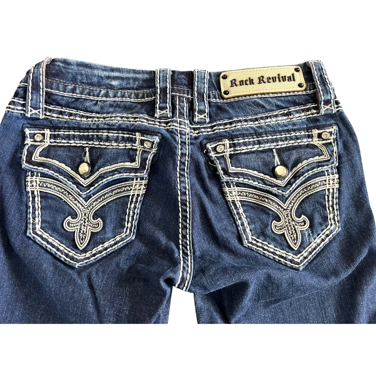 Rock Revival Women's Size 27 Denim Capri Jeans
