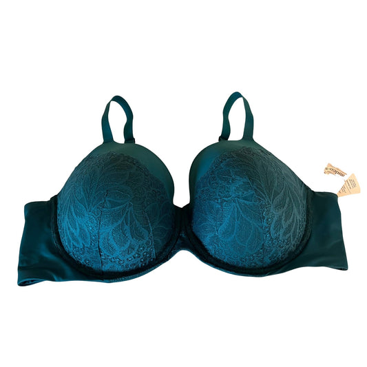 Auden 46DD Teal Lightly Lined Full Coverage T-Shirt Bra With Adjustable Straps NWT