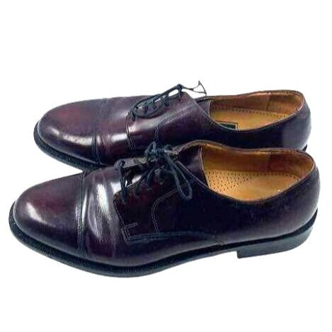 Cole Haan Men's Brown Leather Oxford Cap Toe Dress Shoes Size 10