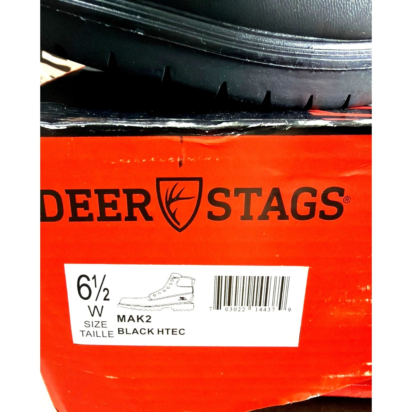 Deer Stags Men's SZ 6.5WW Waterproof Boots With 3M Thinsulate Insulation