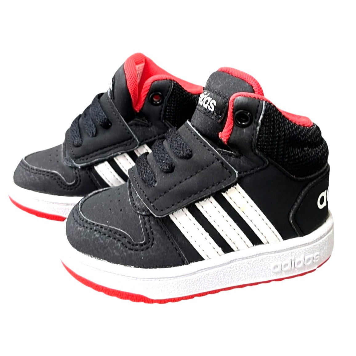 Adidas Toddler Hoops 2.0 Mid Sneakers Size 4K